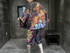 Ensemble Kimono Homme Dragon