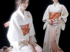 Kimono Blanc Femme Traditionnel
