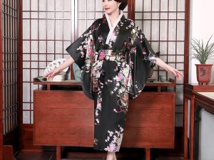 Kimono Traditionnel Manteau Japonais